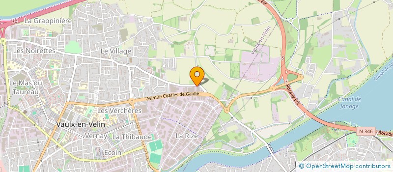 localisation de l'entreprise SYSTEC à VAULX-EN-VELIN