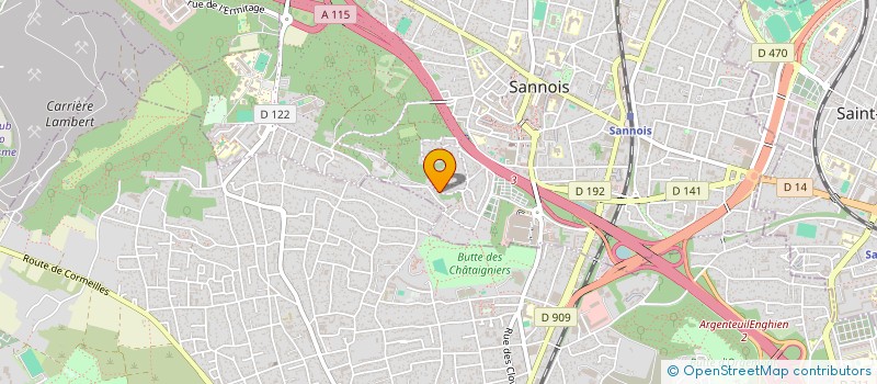 localisation de l'entreprise SYSTEC95 à SANNOIS