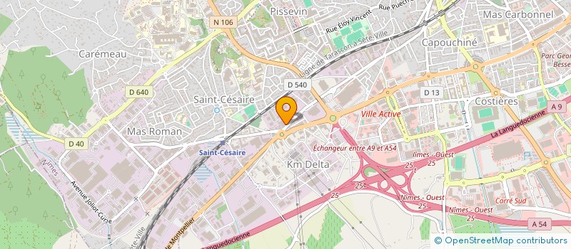 localisation de l'entreprise SYSTEK à NIMES