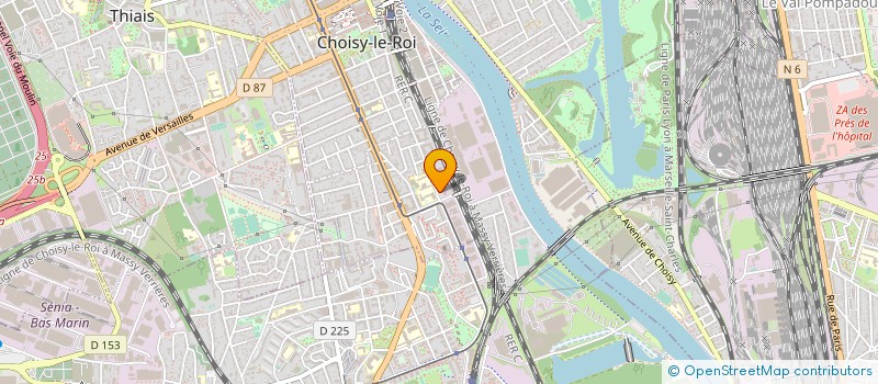 localisation de l'entreprise SYSTELECOM à CHOISY-LE-ROI