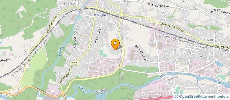 localisation de l'entreprise SYSTELEM à MARIGNIER