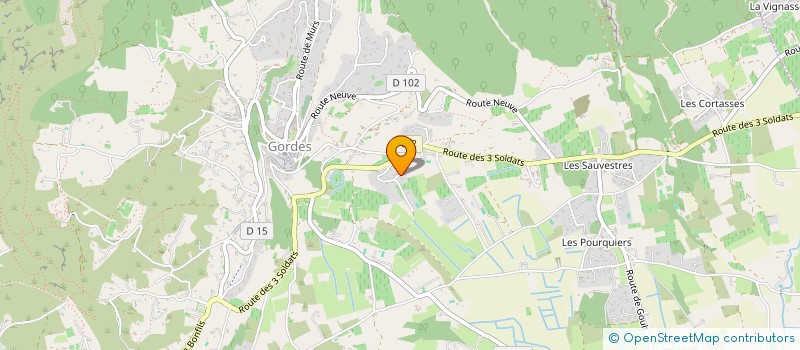 localisation de l'entreprise SYSTEM 6  GORDES