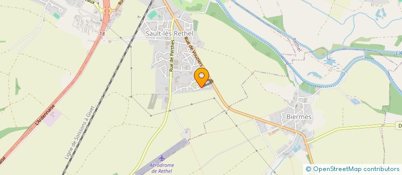 localisation de l'entreprise SYSTEM'B  SAULT-LES-RETHEL