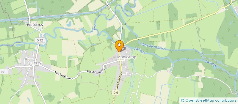 localisation de l'entreprise SYSTEM COLLECTIVITES  MANICAMP