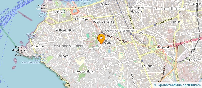 localisation de l'entreprise SYSTEM DANCE COMPAGNIE à MARSEILLE