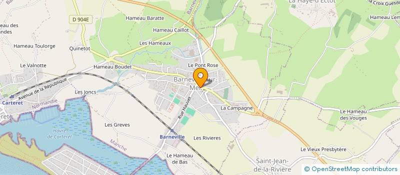 localisation de l'entreprise SYSTEM&DECO  BARNEVILLE-CARTERET
