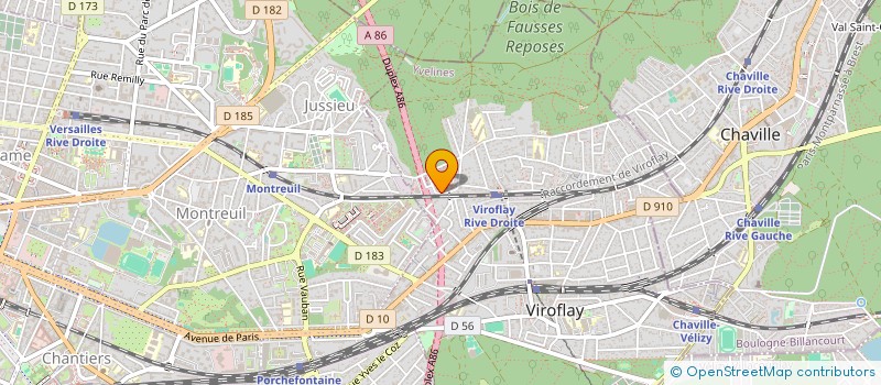 localisation de l'entreprise SYSTEM EVENT  VIROFLAY