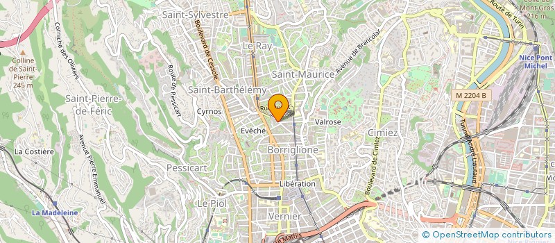 localisation de l'entreprise SYSTEM'GAZ à NICE