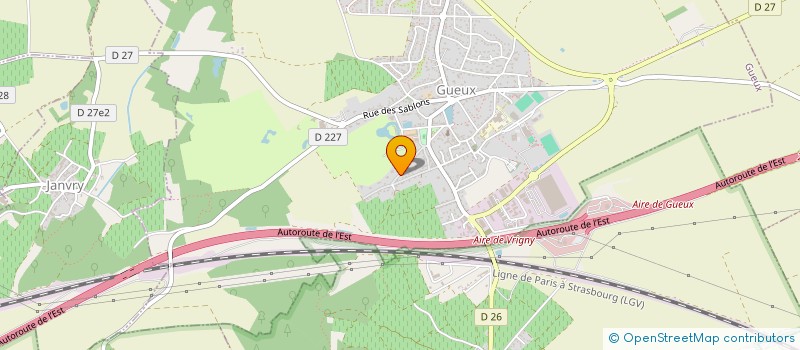 localisation de l'entreprise SYSTEM'HF à GUEUX