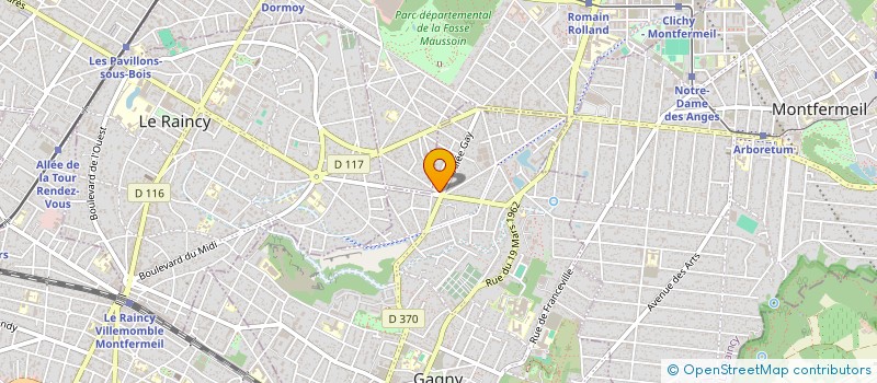 localisation de l'entreprise SYSTEM MANAGEMENT TECHNO INT ENGINEERING  GAGNY