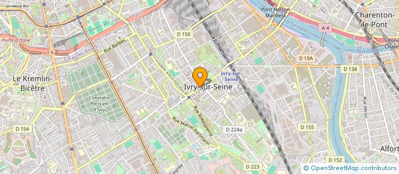 localisation de l'entreprise SYSTEM ONE SECURITE à IVRY-SUR-SEINE