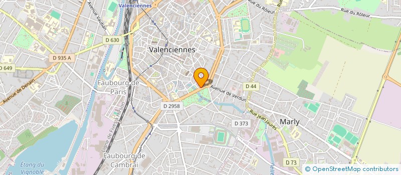 localisation de l'entreprise SYSTEM PROJECT  VALENCIENNES