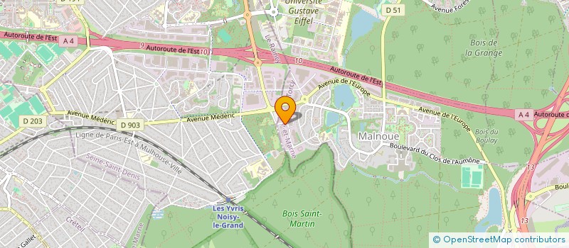 localisation de l'entreprise SYSTEM & TECHNOLOGY  EMERAINVILLE