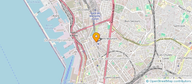 localisation de l'entreprise SYSTEM11 à MARSEILLE