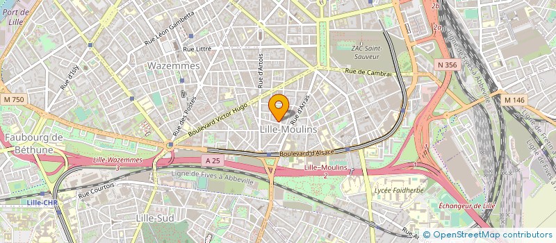 localisation de l'entreprise SYSTEMA GRAND NORD à LILLE