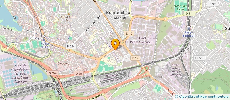 localisation de l'entreprise SYSTEMATIC' SARL à BONNEUIL-SUR-MARNE