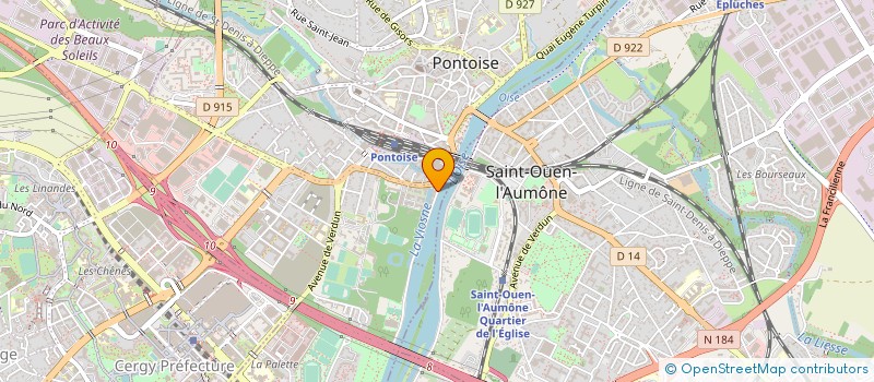 localisation de l'entreprise SYSTEME 2000 à PONTOISE