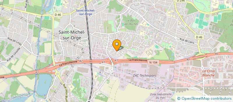 localisation de l'entreprise SYSTEME 4  SAINT-MICHEL-SUR-ORGE