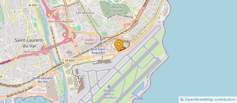 localisation de l'entreprise SYSTEME A.B à NICE