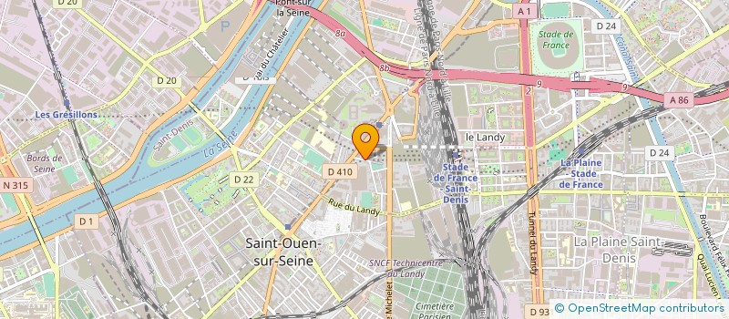 localisation de l'entreprise SYSTEME AUDIOFREQUENCE VIDEONIQUE à SAINT-DENIS
