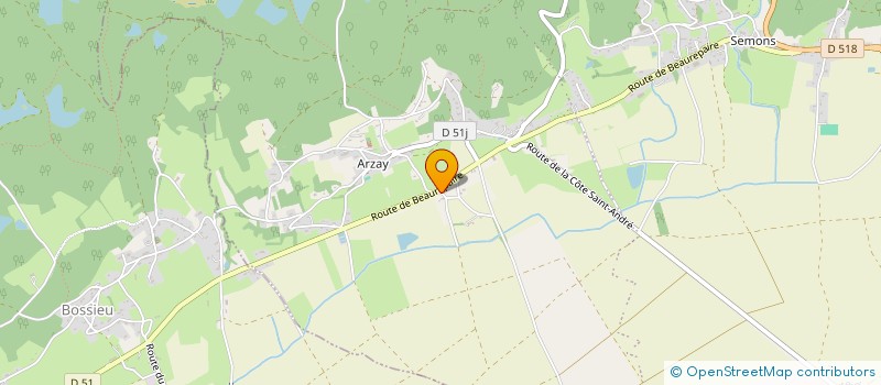 localisation de l'entreprise SYSTEME B  PORTE-DES-BONNEVAUX