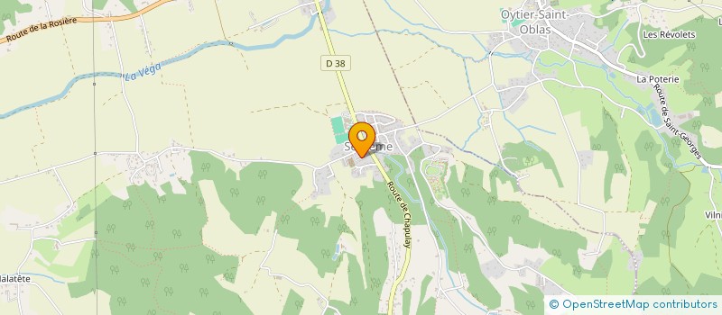 localisation de l'entreprise SYSTEME BIEN ETRE  EYZIN-PINET