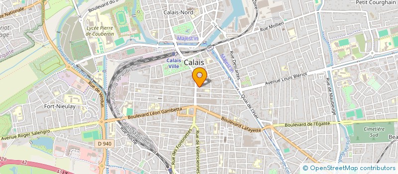 localisation de l'entreprise SYSTEME BIEN ETRE  CALAIS