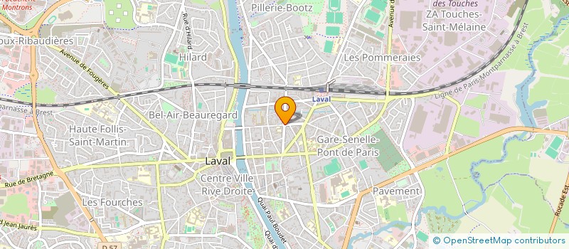 localisation de l'entreprise SYSTEME BIEN ETRE 53 à LAVAL