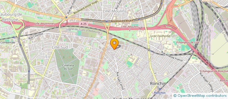 localisation de l'entreprise SYSTEME COMMUNICATION  LILLE