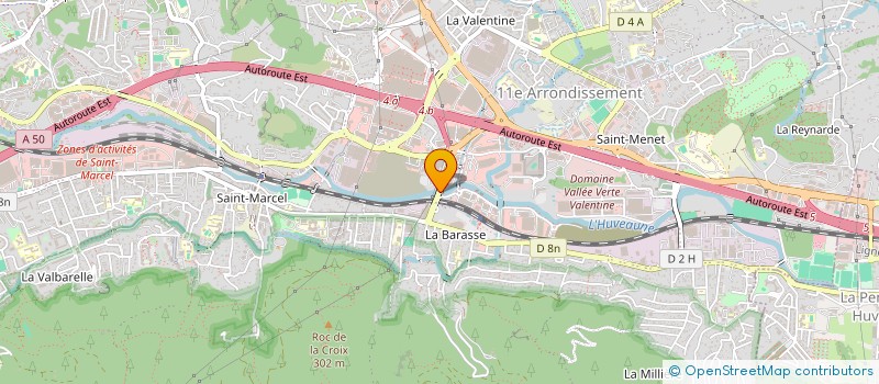 localisation de l'entreprise SYSTEME CONSTRUCTION  MARSEILLE 11EME