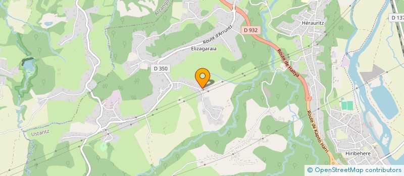 localisation de l'entreprise SYSTEME D ASSAINISSEMENT ET DE TRAITEMENT DE L EAU - S.A.T.EAU  USTARITZ