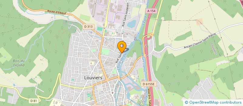 localisation de l'entreprise SYSTEME D'ECHANGE LOCAL SEINE-EURE  LOUVIERS