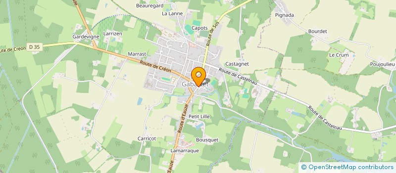 localisation de l'entreprise SYSTEME D'ECHANGES LOCAL DU GABARDAN  GABARRET