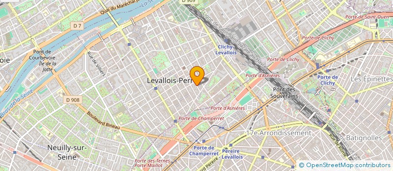 localisation de l'entreprise SYSTEME DE CLIMATISATION VENTILATION ET DE DESENFUMAGE à LEVALLOIS-PERRET