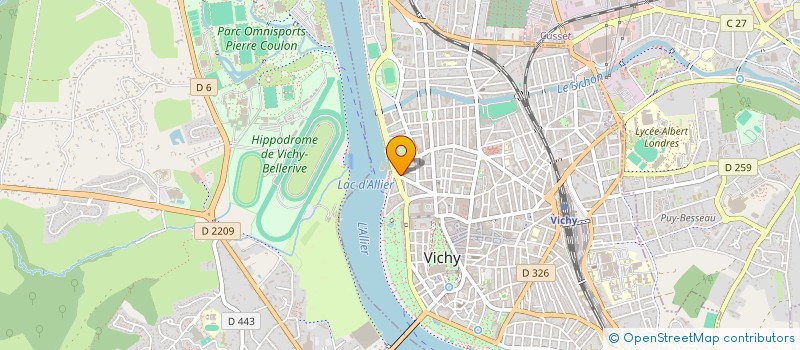 localisation de l'entreprise SYSTEME DE KATSYS à VICHY