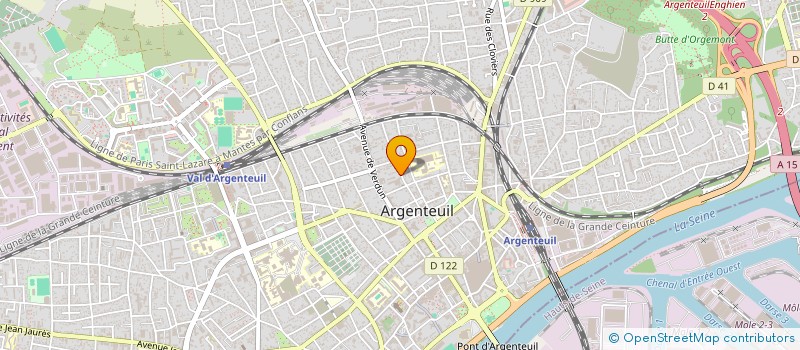 localisation de l'entreprise SYSTEME DEVELOPPEMENT SYNTHESE à ARGENTEUIL