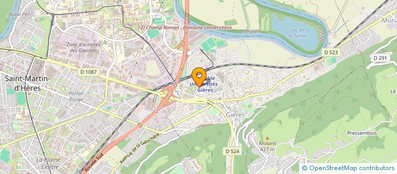 localisation de l'entreprise SYSTEME EXPERT POUR LA RENOVATION PATRIMONIALE ET ENVIRONNEMENTALE à GIERES