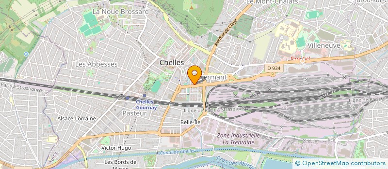 localisation de l'entreprise SYSTEME INTRACOMMUNAUTAIRE ENTREPRISE  CHELLES