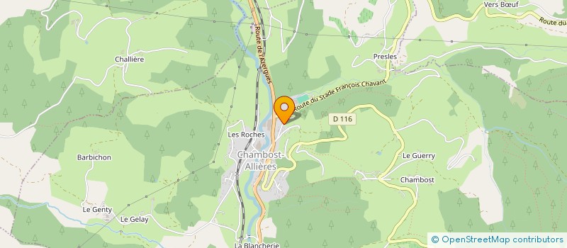 localisation de l'entreprise SYSTEME MONTAGE SERVICE  CHAMBOST-ALLIERES