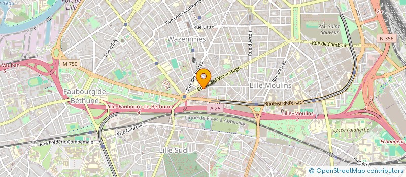 localisation de l'entreprise SYSTEME NUIT (SN) à LILLE