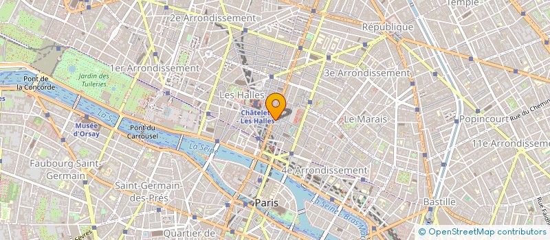 localisation de l'entreprise SYSTEME POLAIRE à PARIS