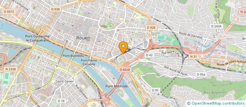 localisation de l'entreprise SYSTEME RESEAU HAUTE NORMANDIE à ROUEN