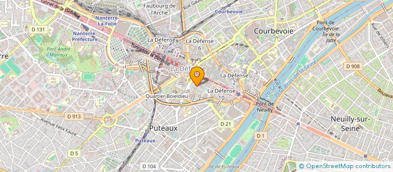 localisation de l'entreprise SYSTEME TELEPHONIE ELECTRONIQUE à PUTEAUX
