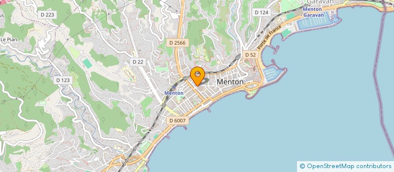 localisation de l'entreprise SYSTEME TV à MENTON