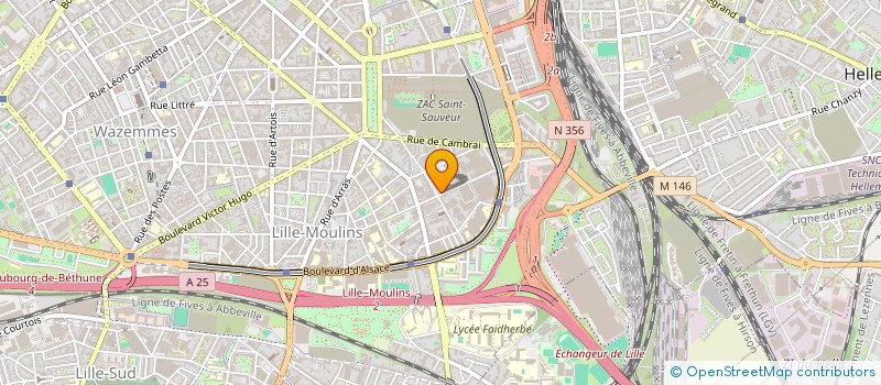 localisation de l'entreprise SYSTEMES à LILLE