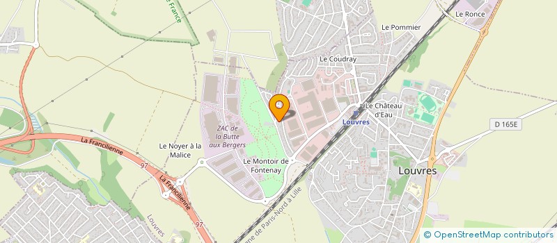 localisation de l'entreprise SYSTEMES AUTOMATIQUES & SECURITE à LOUVRES