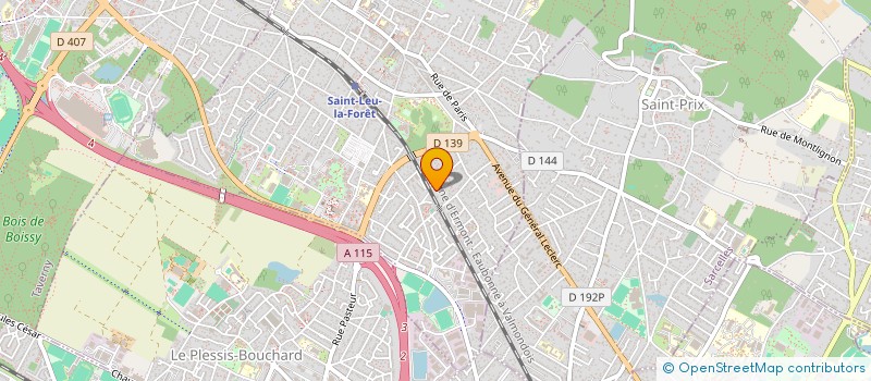 localisation de l'entreprise SYSTEMES CONSULT  SAINT-LEU-LA-FORET