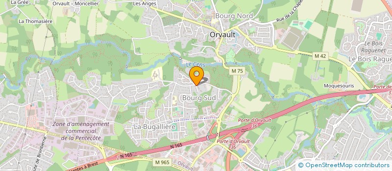localisation de l'entreprise SYSTEMES D'INFORMATION CONSULTING à ORVAULT