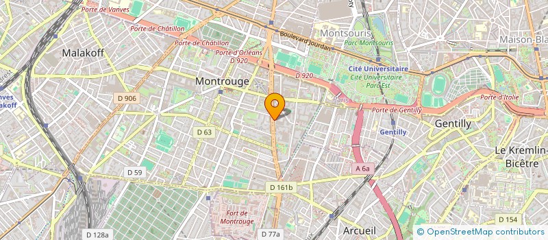 localisation de l'entreprise SYSTEMES DE DIFFUSION DOCUMENTAIRE  MONTROUGE