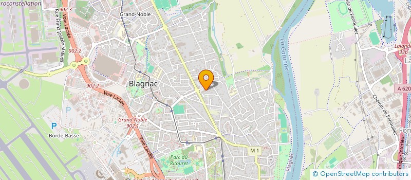 localisation de l'entreprise SYSTEMES DE L AEROSPATIALE ET DE L AVIATION à BLAGNAC